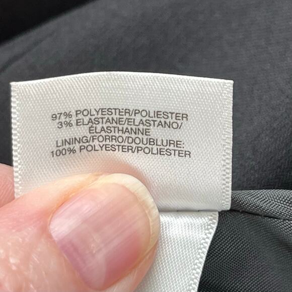 Le Suit Petite Solid Black Single Breasted One Button Short Blazer Jacket 8P NWT - Picture 13 of 16